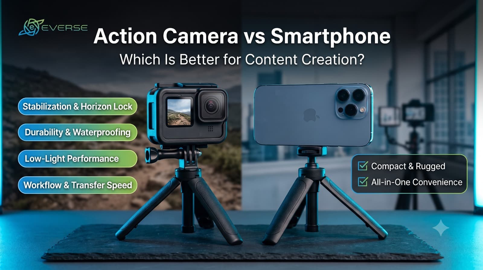 Action Camera vs Smartphone: Which Is Better for Content Creation?