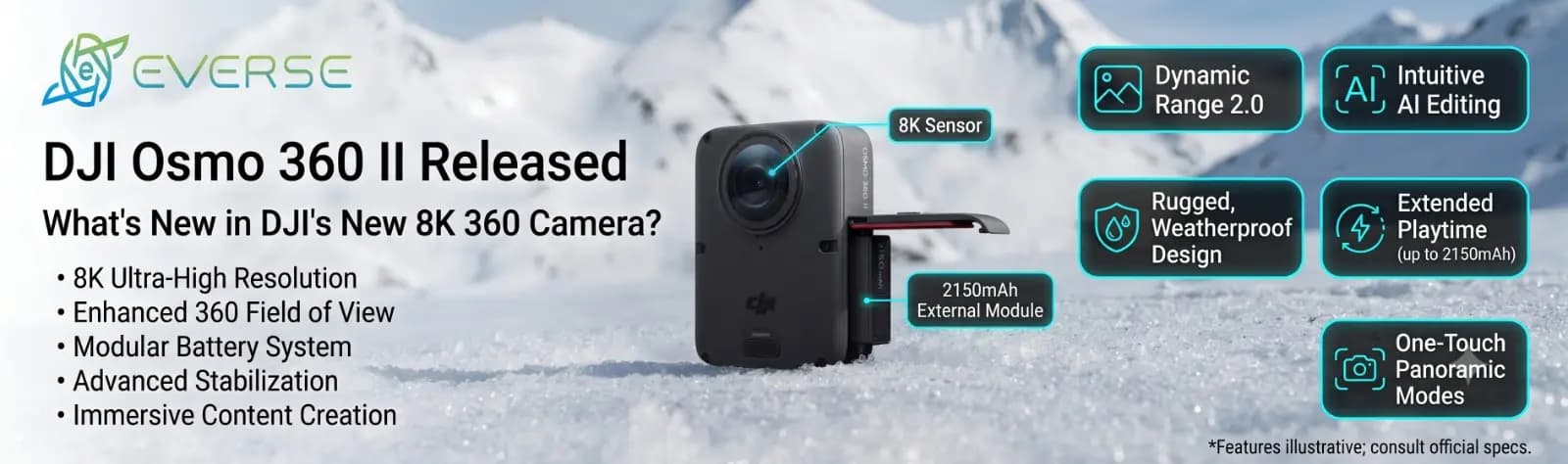 DJI Osmo 360 II Released: What's New in DJI's New 8K 360 Camera