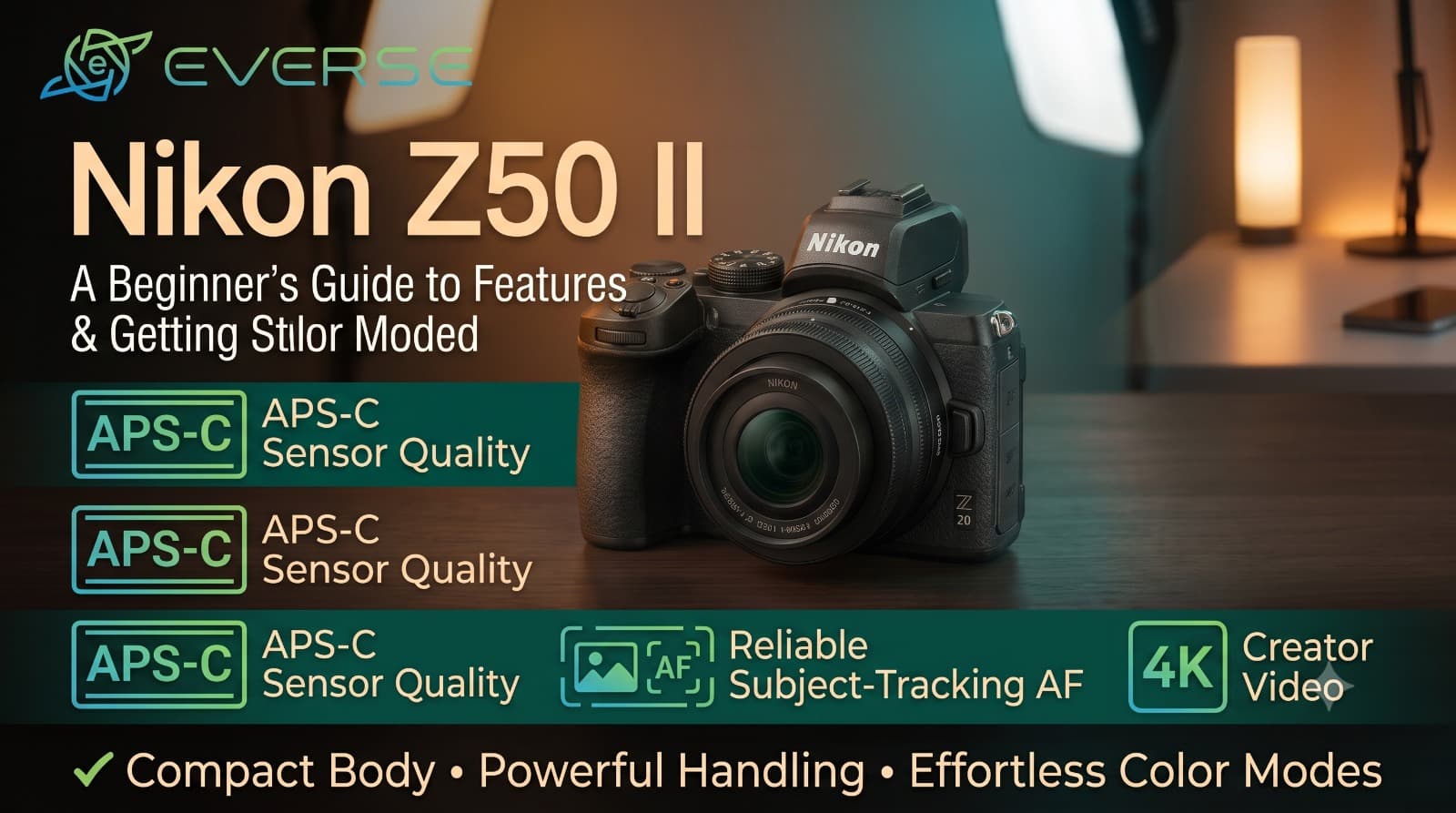 Nikon Z50 II: A Beginner's Guide to Features and Getting Started