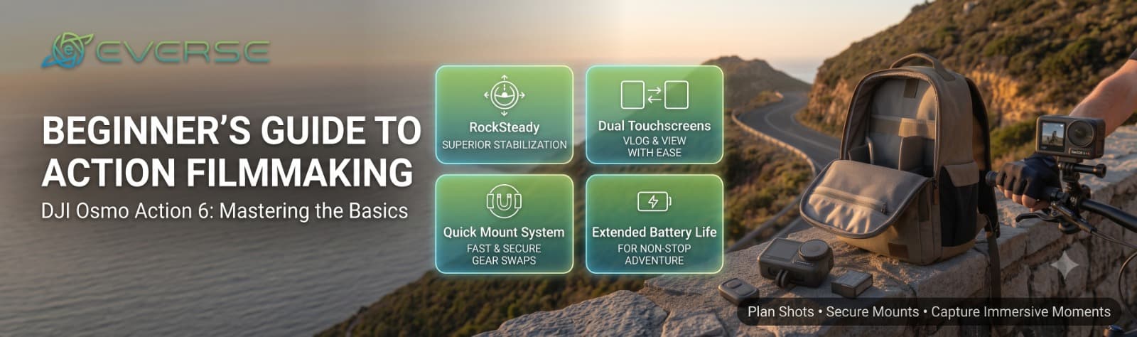 DJI Osmo Action 6: A Beginner’s Guide to Action Camera Filmmaking