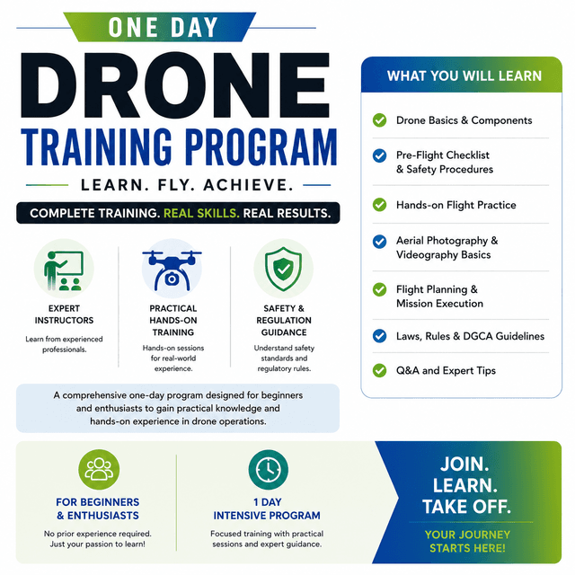On Site 1 Day Drone Training Program